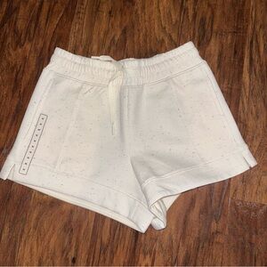 DSG Cream Athletic Shorts with Drawstring Waistband